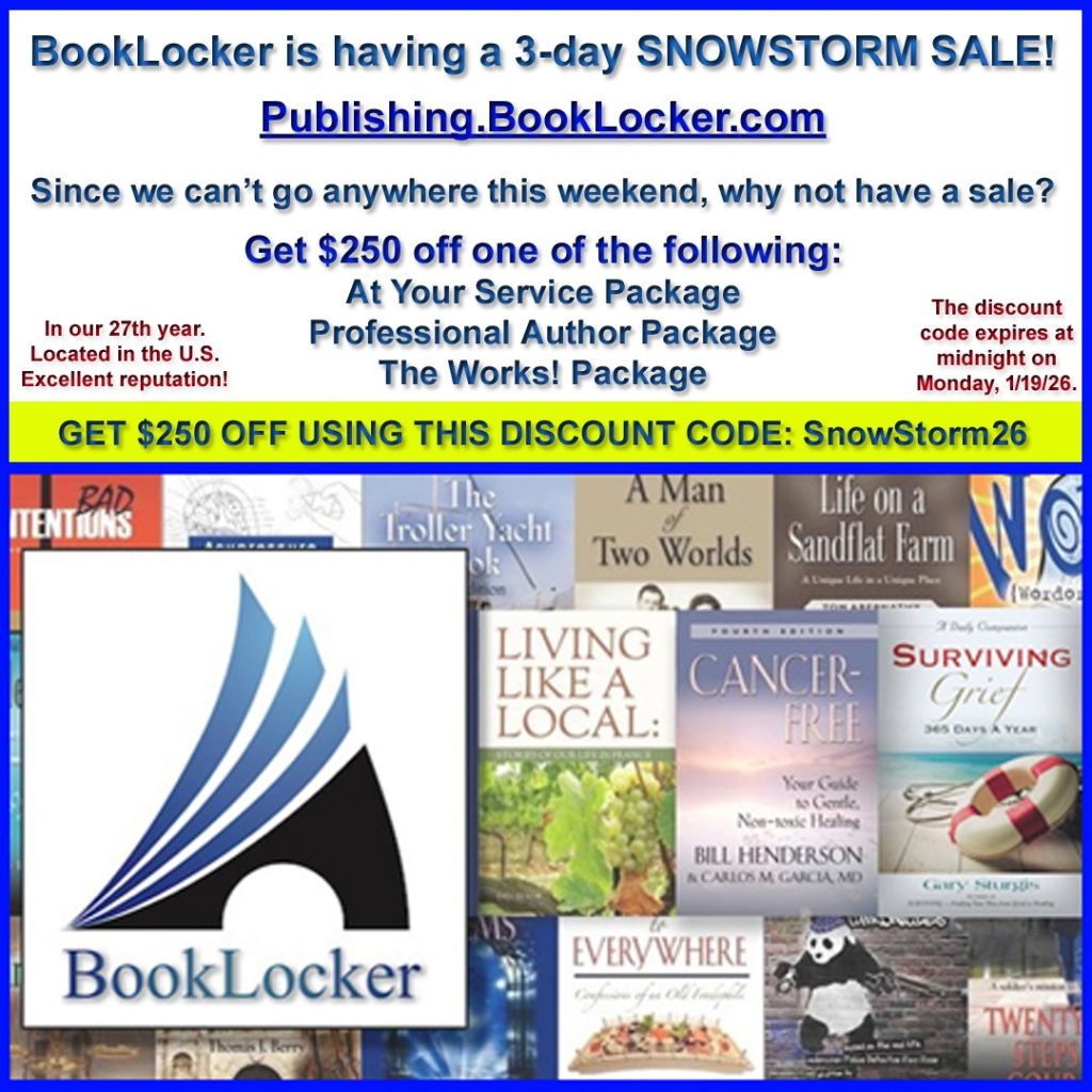 booklocker snowstorm sale